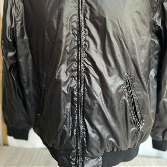 Men’s “UNIS” Dexter Black Shiny Jacket, Size: Medium - Picture 2 of 5